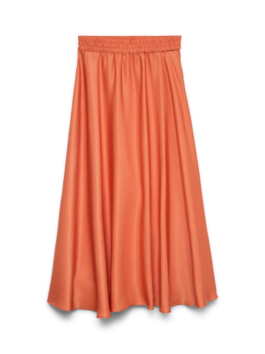 VMMIRA Long Skirt - Langoustino - VERO MODA & VILA Bergvik